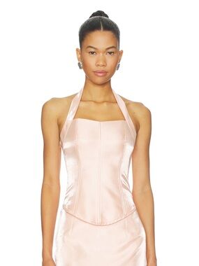 Kim Shui Halter Top in Pink